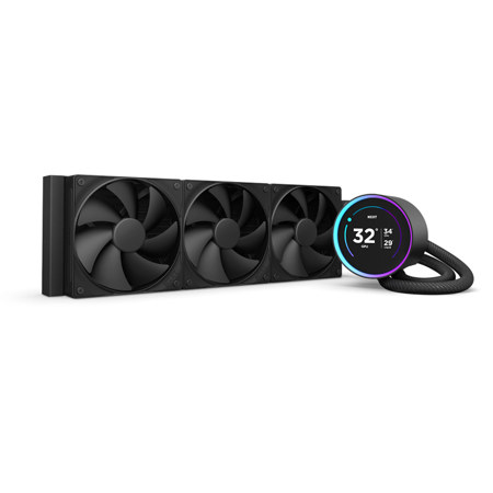 NZXT Kraken Elite 360 360mm All-In-One Liquid Cooler with LCD Display, Black