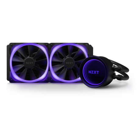 NZXT Kraken X53 RGB 240mm All-in-One Liquid Cooler with 2x Aer RGB Fans