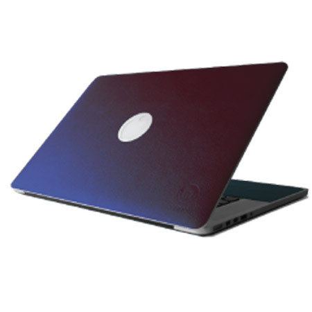 Onanoff Leather Skin for 15" MacBook Pro Retina, Dark Blue