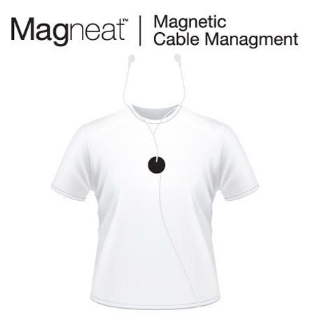 Onanoff Magneat, Big Red Heart - Prevents Headphone Cable Tangle