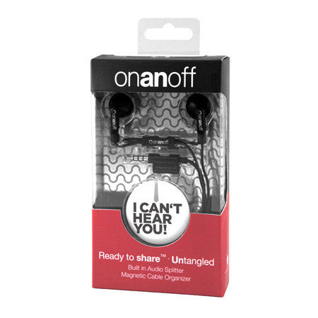 Onanoff Magnum HD Noise-Isolating Earbuds, Gunmetal with ICHY Magneat