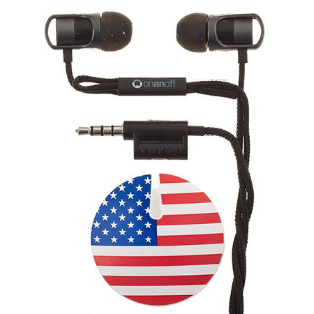 Onanoff Magnum HD Noise-Isolating Earbuds, Gunmetal with Magneat