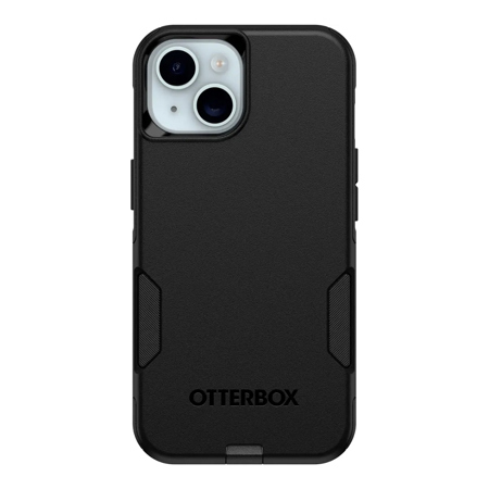 OtterBox Commuter Series Case with MagSafe for Apple iPhone 15, 14 and 13, Black