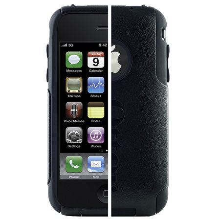OtterBox Commuter Case, Apple iPhone, Black/White/