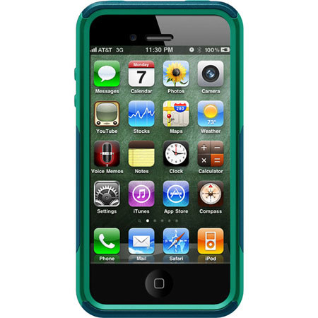 Otterbox Commuter Case for iPhone 4S, Teal PC /Light Teal