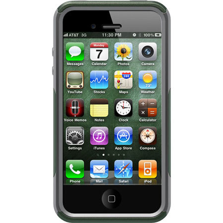 Otterbox Commuter Case for iPhone 4S, Envy Green/Gunmetal Grey