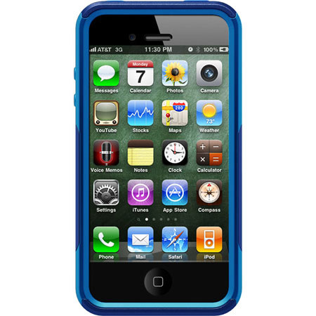 Otterbox Commuter Case for iPhone 4S, Night Blue/Ocean