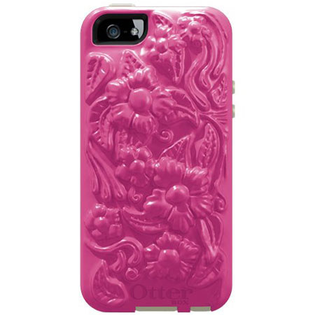 OtterBox Commuter Case for iPhone 5, 3D Western Flower Design, Bloom