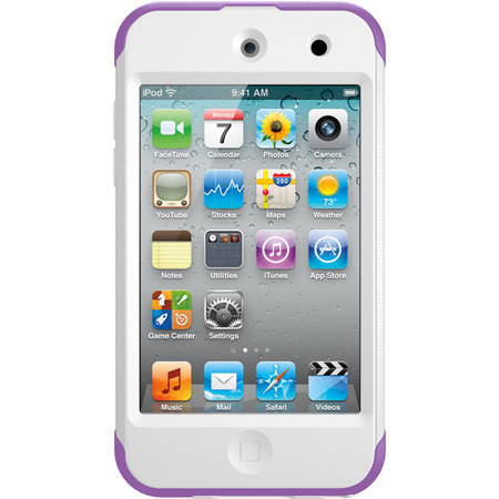 OtterBox Commuter Case for Apple iTouch 4G - Purple/White