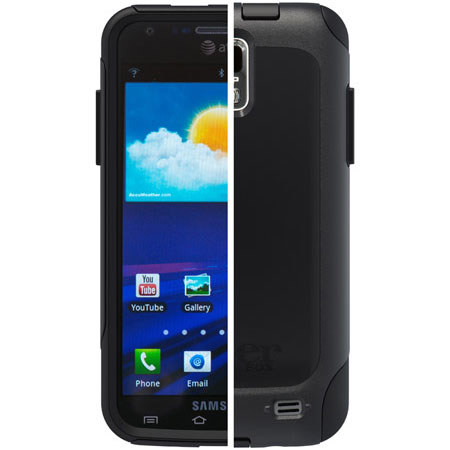 OtterBox Commuter Case for Samsung Galaxy S II Skyrocket - Black/Black