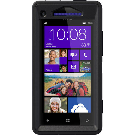 OtterBox Defender Series Case for HTC Windows Phone 8X, Black