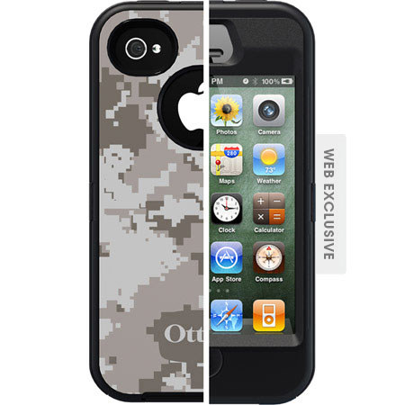 OtterBox Defender Case for iPhone 4S - Bizzard IMD Design (Black/Black)