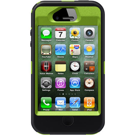 OtterBox Defender Case for iPhone 4/4S with RealTree Camo, Xtra Green