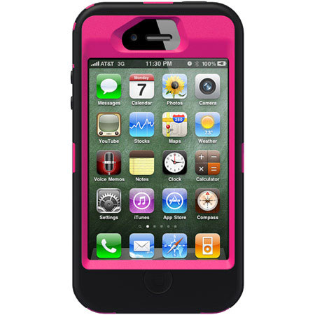 OtterBox Defender Case for Apple iPhone 4S - Urban Pink