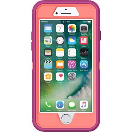 OtterBox Defender Case for iPhone 7/ iPhone 8 - Coral Dot
