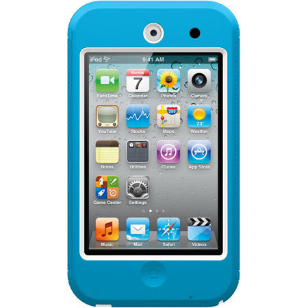 OtterBox Defender Case for Apple iTouch 4G - White/Blue
