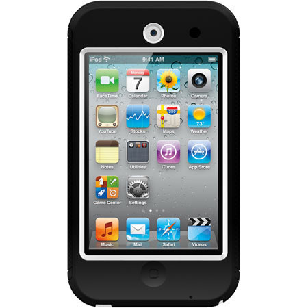 OtterBox Defender Case for Apple iTouch 4G - White/Black