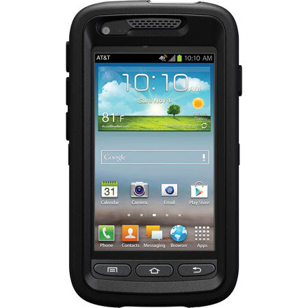OtterBox Defender Case for Galaxy Rugby Pro, Black