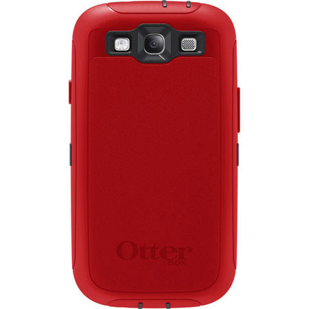 OtterBox Defender Series Case for Samsung Galaxy S3, Flame Red