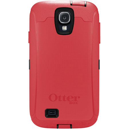 OtterBox Defender Case for Samsung Galaxy S4, Black / Raspberry Red