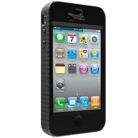 OtterBox Impact Case, iPhone 4 Screen Protector, Black