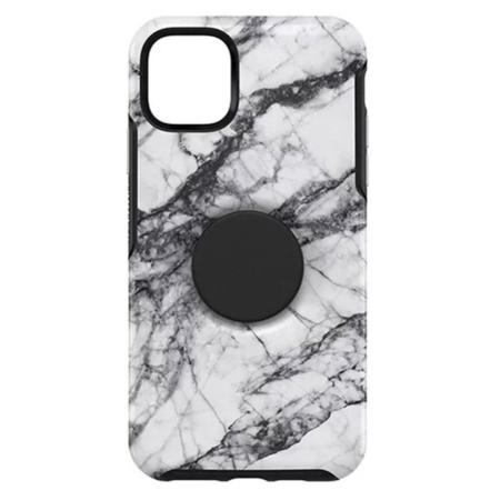 OtterBox Otter + Pop Symmetry Case for iPhone 11 Pro Max, White Marble