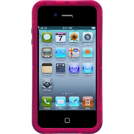 OtterBox Reflex Case for Apple iPhone 4/4S, Pink Translucent