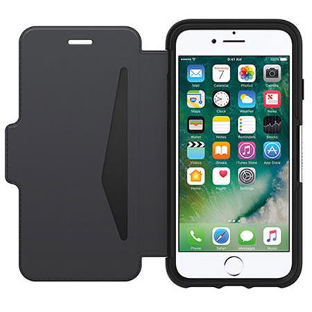 OtterBox Strada Folio Case for iPhone 7, Onyx