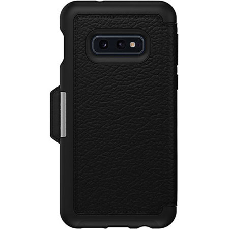 OtterBox Strada Folio Case for Samsung Galaxy S10e Smartphone, Shadow Black