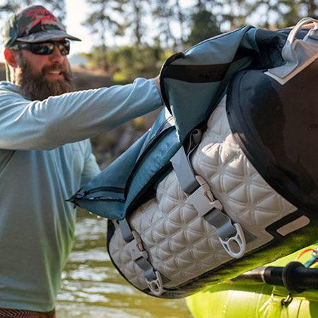 OtterBox Yampa 105 Dry Duffle Bag hazy Harbor Grey Blue Green