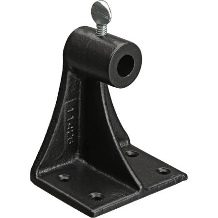 O.C. White Permanent Wall Mount Base for ProBoom Elite & Junior Mic Booms, Black