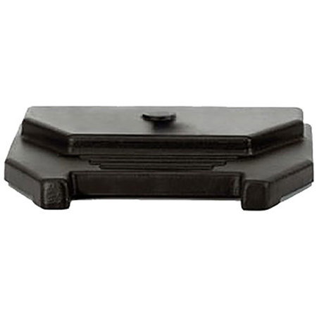 O.C. White Cast Iron Heavy Weighted Base for All Magnifiers, Carbon Black