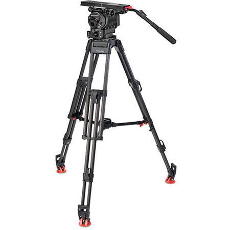 OConnor Ultimate 2560 Fluid Head w/60L 3-Section CF Tripod Legs and Mid Spreader