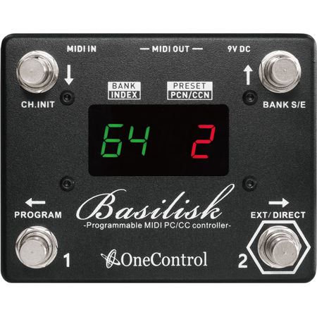 One Control Basilisk Programmable MIDI Foot Controller
