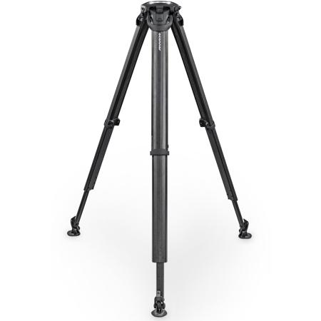 OConnor flowtech 100 2-Section Carbon Fiber Tripod with Feet & Attachment Mount