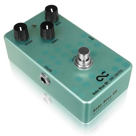 One Control BJFe Series Baby Blue Overdrive Pedal for Electric Guitars