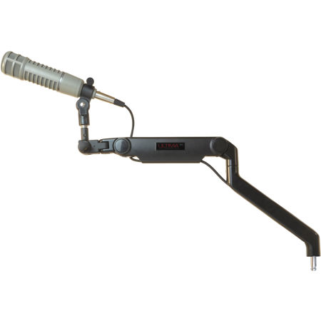 O.C. White ProBoom Ultima Gen2 ULP Adjustable Mic Boom with 45 Degree Fixed Angle Arm, Black