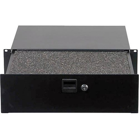 Odysseyy ADFRD03 3RU Locking Rack Drawer w/Diced Foam Interior