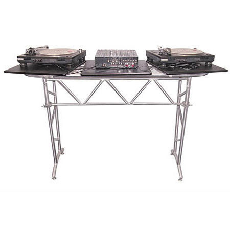 Odyssey Innovative Designs ATT2 Folding DJ Truss Table with Angle Adjustable Sides