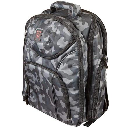 Odyssey Innovative Designs Backspin 2 DJ Laptop Backpack, Gray Camouflage