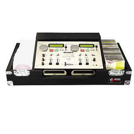 Odyssey CNMCM1CD Carpeted Case for Numark CD Mix 1, 2 or 3 Mixer, Holds 200 CDs