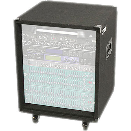 Odysseyy CRE12W Carpeted Econo Rack Case w/Built-in Wheels, 12U