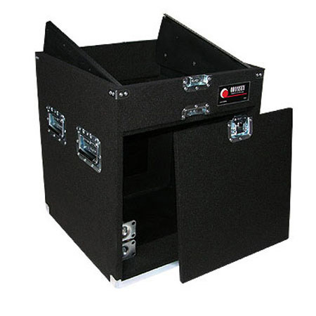 Odysseyy CXP1110W Carpeted Console Rack Case w/3.0" Caster Wheels