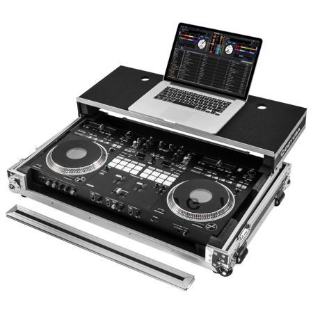 Odyssey Innovative Designs Glide Flight Case w/Wheels for DDJ-REV7, Silver