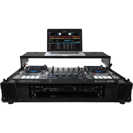 Odyssey Innovative Designs Black Label Denon MCX8000 DJ Controller Case, Black