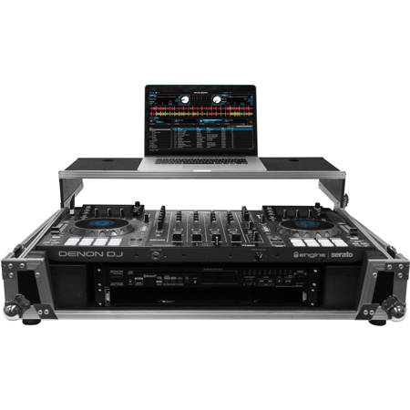 Odyssey Innovative Designs Flight Zone Denon MCX8000 DJ Controller Case, Silver