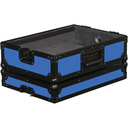 Odyssey Innovative Designs Odyssey 12" Flight Ready DJ Mixer Case, Black/Blue