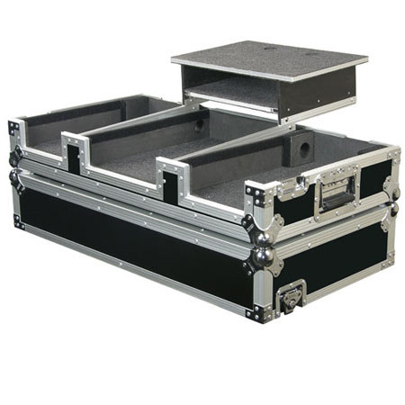 Odyssey Flight Ready Glide Style DJ Medium Format CD Coffin Case for 12" Mixer