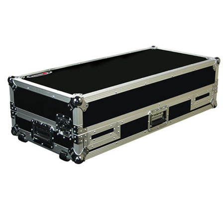 Odyssey Flight Ready Glide Style DJ Medium Format CD Coffin Case for 19" Mixer