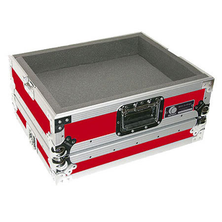 Odysseyy FTTX Flight-Style Case f/Technics 1200 Style Turntable, Red